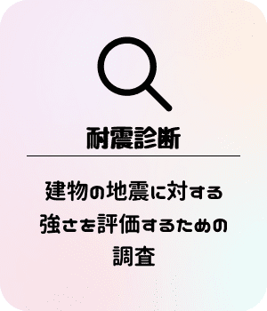 耐震診断：建物の地震に対する強さを評価するための調査